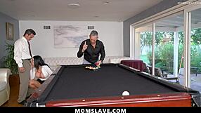 Freeuse personal assistant lets her bosses fuck her in every position! Momslave!