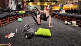 French Babe Fucks Webcam Dildo