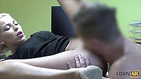 cheeky blonde fucks for loan to buy new mercedes