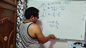 Teacher's Sexual Math Lesson With Tangent And Cotangent
