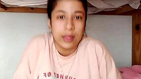 selene gets naked at home for her voyeur neighbor to watch