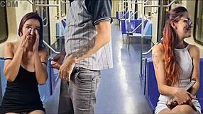 Pervertido Goza Nos Peitos Da Passageira De Ônibus Em Público