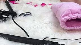 i gave her amazing oil massage then fucked pussy and asshole with dildo 😈