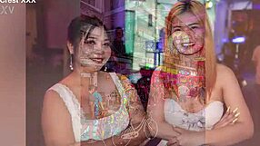 Sexy Asian Gogo Stripper Pole Dancing