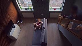 Roommate Catches Me Masturbating And I Continue As He Watches!