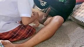 Quicky Cum Inside And Outside My Juicy Pussy With Delivery Driver