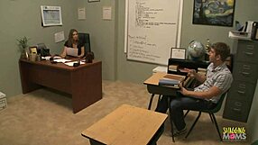 doggy style in the office for the milf devon lee with pierced pussy