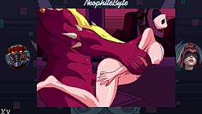 dominates seris in rough doggystyle fucking