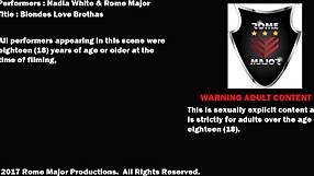 Blonde Nadia White Gets Rimmed