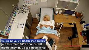 Alexandria Jane spreads for Tampa University entrance physical!