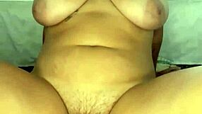 Huge Amateur Squirt Orgasm Riding Dildo