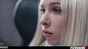 Time stop futa surprise with huge tits brunette and blonde