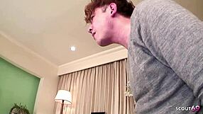 Japanese step-mom catches boy watching porn and gives first creampie fuck