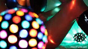 Big boobed Alison Tyler masturbates nude!