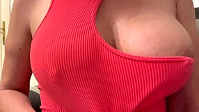 Nipples Clothespins And Spitting My Big Boobs And Pierced Nipple