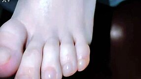 Nicole gets her thick body greased up for a relaxing massage