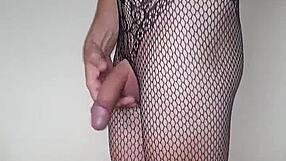 Misr4 In Fishnet Bodysuit