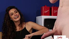 British Office Voyeur Encourages Sub To Tug Dirty Talk