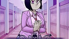 Raven School Girl Anal Destroy!