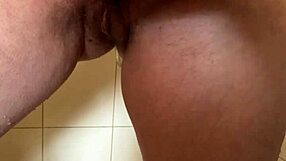 he tells me he loves fingering my hairy pussy while we shower