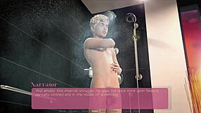 My big step mom sucking my dick in bathroom?