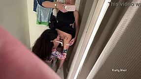 Two Horny Bitches In The Public Locker Room?