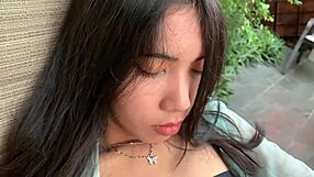 I borrow my friend's villa to get laid with my latest girl!