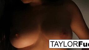 Taylor Vixen relaxes in her hotel room