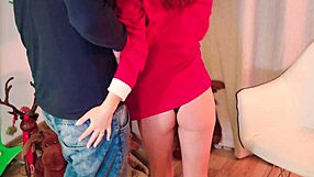 Couple waits for christmas without penetration