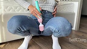 She Lose Challenge Try Not to Cum Squirt Three Times 😏