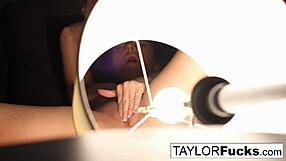 Taylor Vixen relaxes in her hotel room