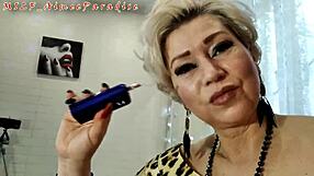 Mature Russian couple shares intimate session