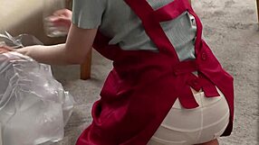 im already cumming forgive me the dispatched housekeeping staff with erotic big ass gets immediate insertion and pile-driving piston creampie part 1