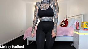 big tits fit milf feels amazing in try on haul
