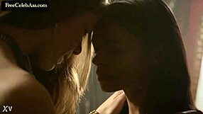 Watch Kaniehtiio Horn Engage In Intense Lesbian Sex In Hemlock Groves S1E9!