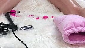 i gave her amazing oil massage then fucked pussy and asshole with dildo 😈