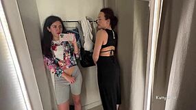 Two Horny Bitches In The Public Locker Room?