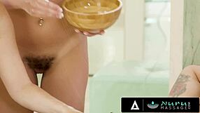 nuru massage turns lucky man wild with dana dearmond and whitney wright