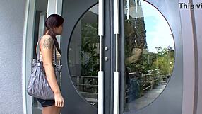 he took over babysitting happily, but alex wanted his cumshot on her shaved pussy.