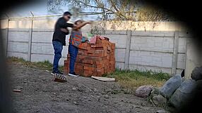 latina worker flashing and having sex at office on security cams