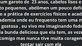 my first time with the gym woman in an erotic story