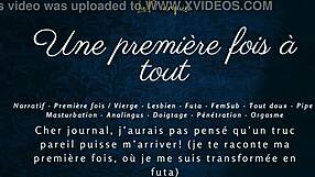 First time futa fun! 😏 French audio.