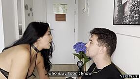 i bought flowers for my girlfriend and found she has two relationships, we both gave her a hard fuck