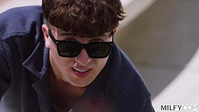 Milfy Blonde Milf Laura Bentley Craves Pool Boy's Thick Cock