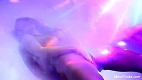 Big boobed Alison Tyler masturbates nude!