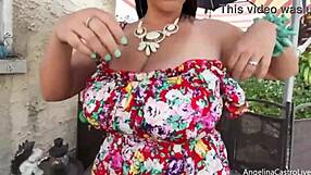 Cuban Angelina Castro Dildo Fucks Her Pussy Solo