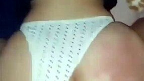 Amateur Latina Moves Thong Aside for Deep Cock Penetration