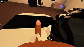 Roblox Femboy Treated Like Slut with Big Black Cock