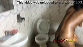 Is This Hot Stepmom Teasing Her Stepson in the Bathroom?