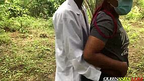 Doctor and Science Student Caught Fucking Roughly in the Bush